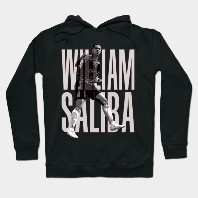 William Saliba Hoodie by StoneSoccer